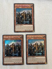 Yugioh Playset 3x Edler Ritter-Trupp MP15-DE046 Secret Rare Near Mint Deutsch