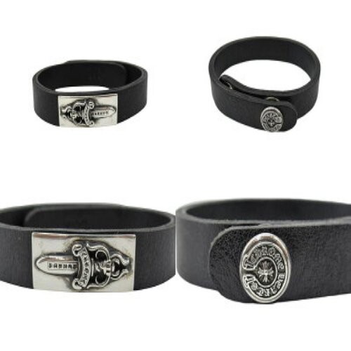 Chrome Hearts Leather Cuff Bracelet ギャラ付 $_57.JPG?set_id=880000500F