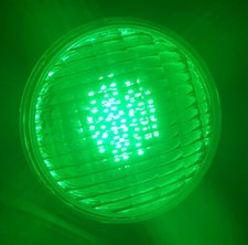 LED Light Bulb Par36 12V 9W Green Light Waterproof Flood Landscape Lamp Glass