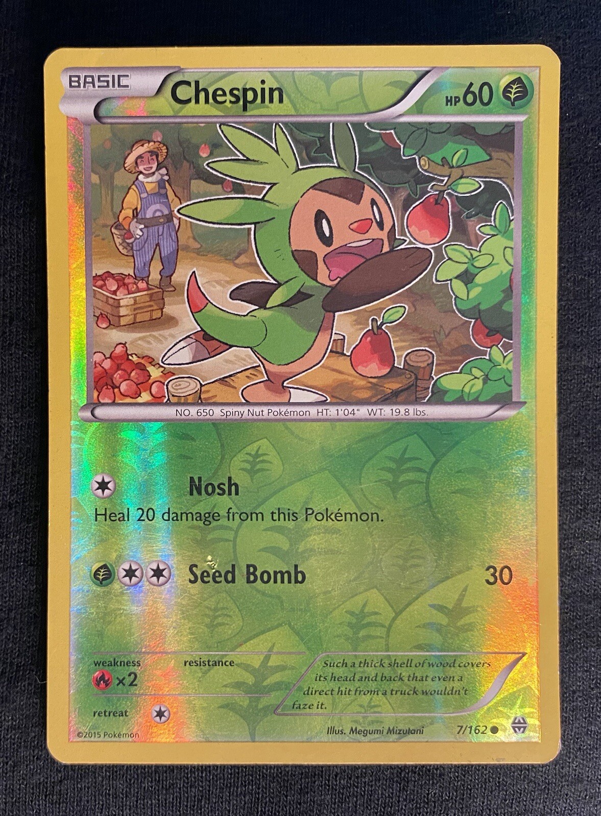 Chespin 7/162 Breakthrough Reverse Holo