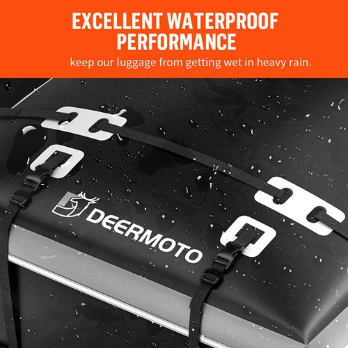 Bolsa de transporte de carga 21 cúbicos de PVC para techo impermeable para barra transversal de riel lateral SUV - Imagen 6 de 17