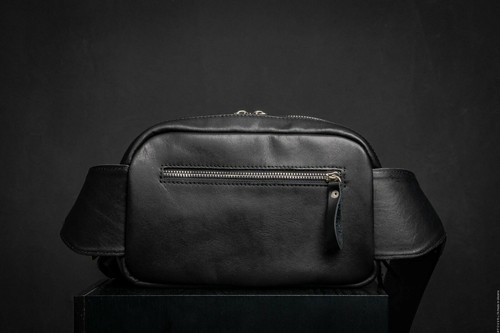 Borsa a tracolla in pelle borse vita uomo cerniera di POHVALIN - Foto 15 di 28