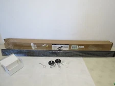 WEBANG 48" Shower Linear Matte Black Drain Rectangular Floor Drain