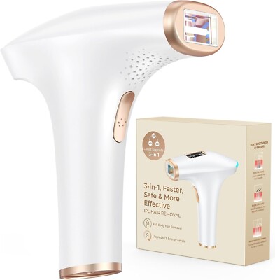 NEU VERPACKT ZKMagic AL01 IPL Laser Haarentfernung Epilierer mit 9 Energieniveaus 