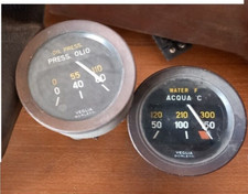 NR 2 STRUMENTO ACQUA OLIO FIAT 124 SPIDER AMERICA + FIAT 124 SPIDER COUPE