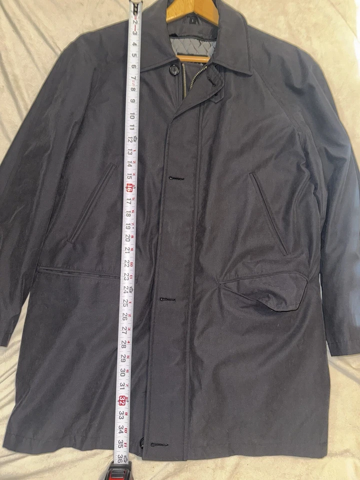 NEW Newport Harbor Jacket Mens Large Suede Lined Collared Button Front - Image 2 of 4