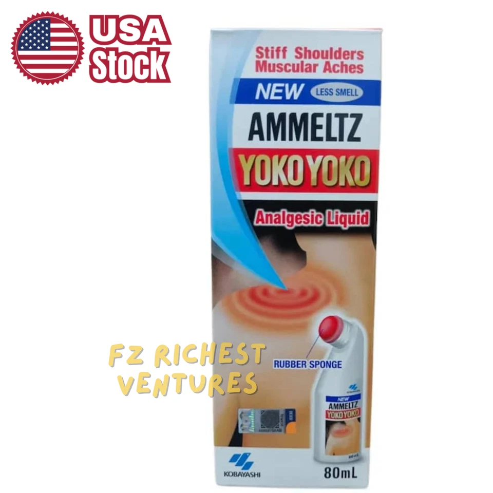 Nuevo 80 ml Ammeltz Yoko Yoko Rígido Hombro Dolor Muscular Alivio del Dolor Analgésico Foto 3 de 4
