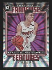 2020-21 Panini Donruss TYLER HERRO #16 Franchise Features💎Purple Holo Laser /15