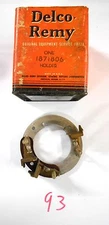 1938 1939 Chevy COE NOS Delco Remy Generator Brush Main Plate # 1871806