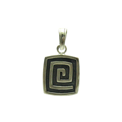 New Stylish Sterling Silver Pendant Hallmarked Solid 925 Spiral Handmade Empress