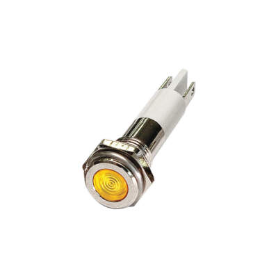GRAINGER APPROVED 24M071 Flush Panel Light, Yellow, 110 V AC 24M071