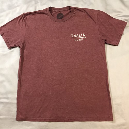 Thalia Surf Shirt Herren Large Rot Kurzarm Laguna Beach Grafik