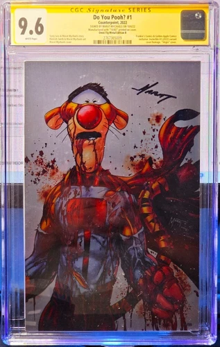 Do You Pooh? Invincible Metal Virgin Omni-man Tig Variant CGC ss 9.6 Marat 18/60