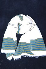Hand Woven Ethiopian Cotton Head Scarf Shawl Wrap