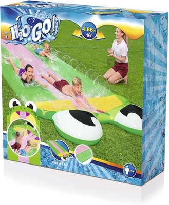 Bestway H2OGO!  Große Wasserrutsche, Frosch, 488 x 200 cm