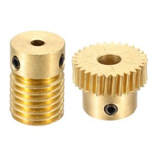 Worm Gear Set 0.5 Module 1:30 Reduction Rate(Gear-5mm Bore, Rod 3mm Bore)
