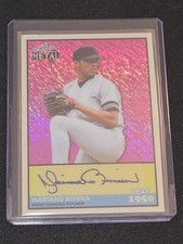 2026 Leaf Metal Baseball Mariano Rivera 1950 Pink Shimmer Auto 1/1 RARE Yankees