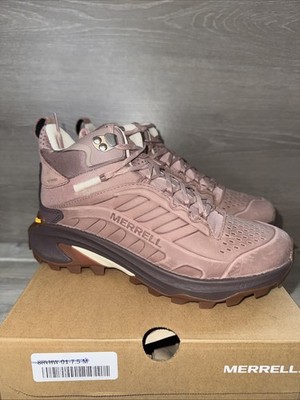Merrell J038220 Moab Speed 2 LTR Mid Waterproof Hiking Boots Adobe Rose 7.5