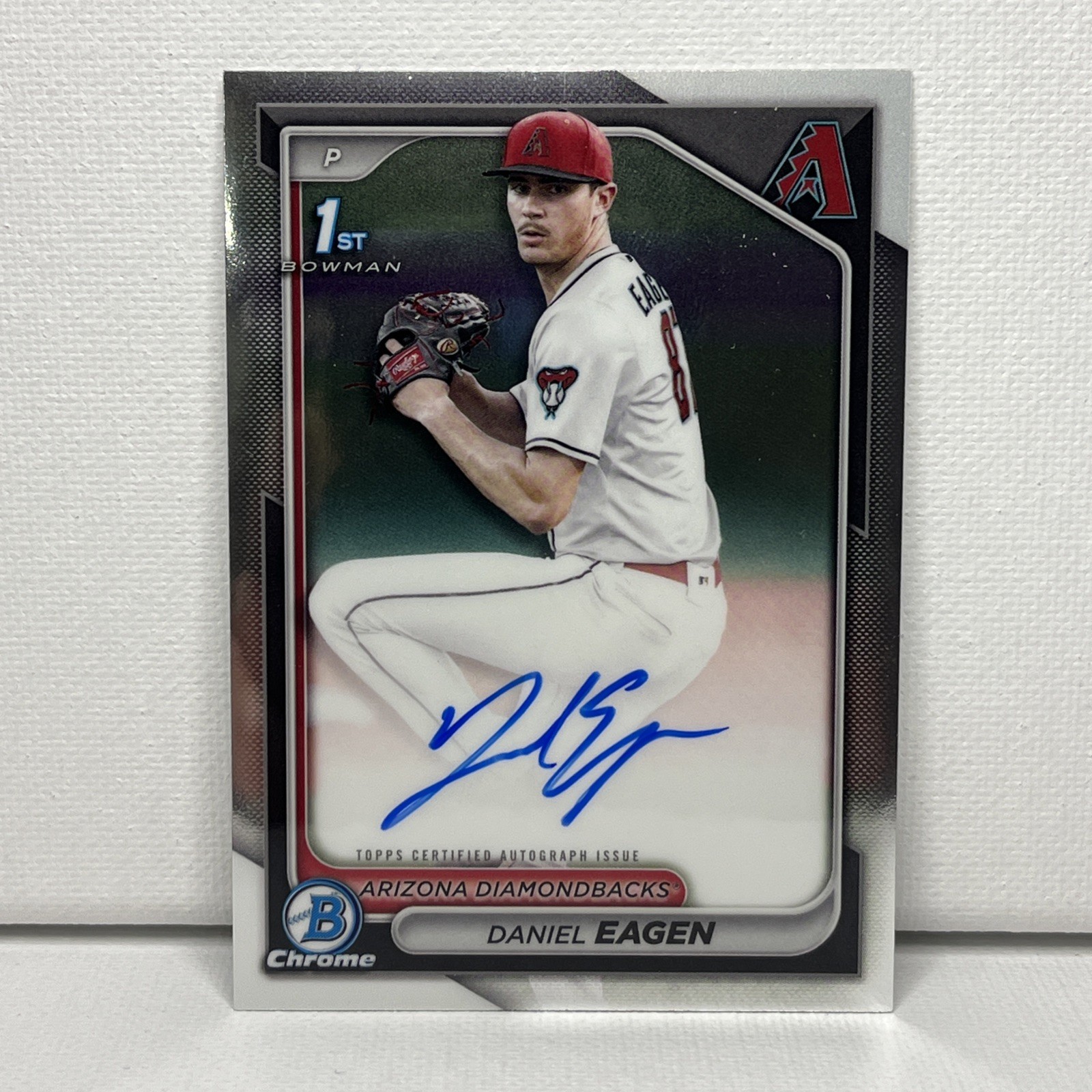 2024 Bowman Draft - Chrome Prospect Autographs Daniel Eagen #CPA-DE (AU, RC)
