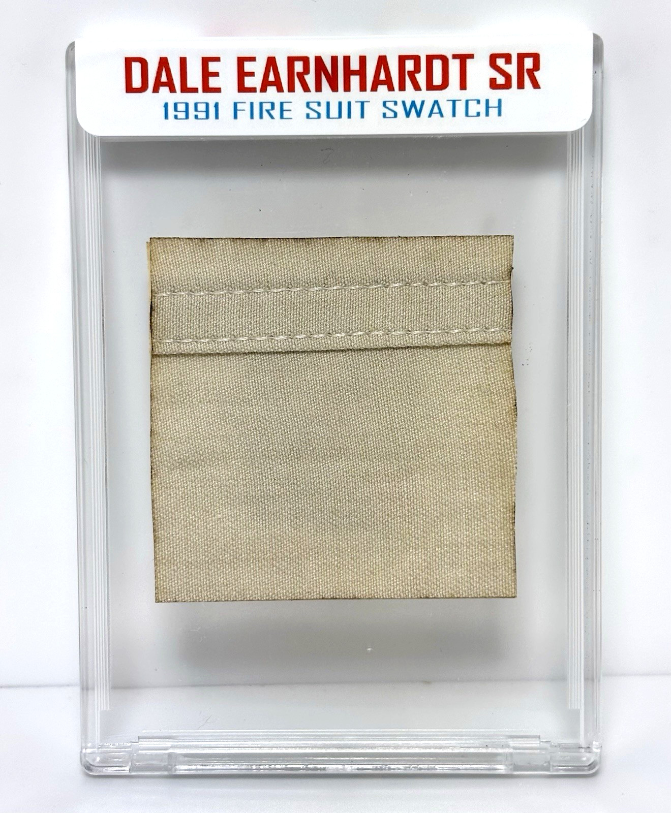 Dale Earnhardt Sr. 1991 Race Worn Firesuit Swatch PSA/DNA Authenticated Nascar view 2