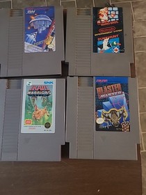 Lot Of 8 Nes Games Mario Bros Duck Hunt Rare Vintage Baseball 3 And 5 Screw Case