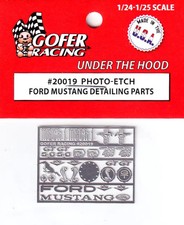 Gofer 20019 Photo-etch Ford Mustang Badges Scripts And Parts For Models 125 24