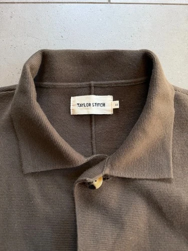 Taylor Stitch The Prout Turkish Coffee Knit Chore Jacket Brown Coat Mens Sz 44 image 8