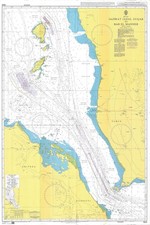 1925 Jazirat Jabal Zuqar Bab El Mandeb Red Sea Chart Map Maritime Wall Admiralty