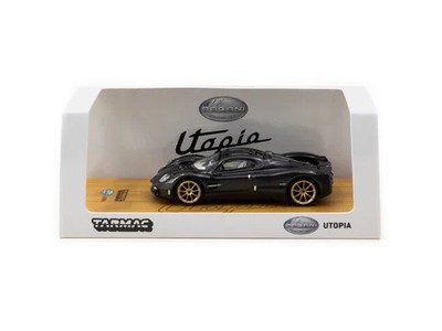 Tarmac Works 1:64 Pagani Utopia   Black Carbon Fiber Edition