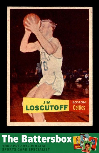 Jim Loscutoff #39 1957 Topps card