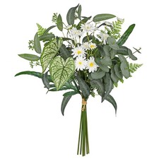 Artificial Greenery Stems Box Set, 5 Kinds Mixed Eucalyptus Leaves Silver Dol...