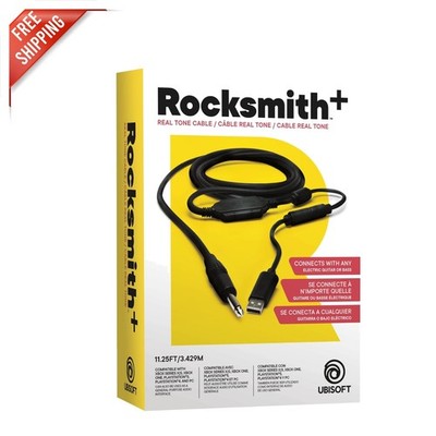 RockSmith Real Tone Cable 11.25ft - Tangle-Free Guitar Aux for Ultimate Gaming