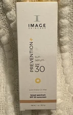 Image Skincare Prevention Sun Serum SPF30 28.3g 1oz TINTED NEW Exp 3/26