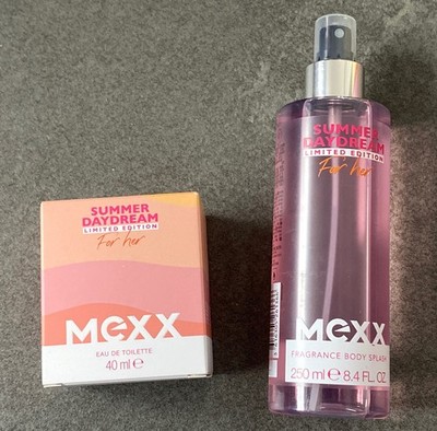 Mexx Summer Daydream For Her 40ml Eau de Toilette Spray + 250ml Body Splash, neu