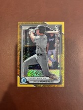 2024 Bowman Chrome Jacob Gonzales Gold Shimmer /50 BCP-41 💥💥💥Prospect💥💥💥
