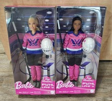 Barbie Pair X2 Tim Hortons Mattel 2025 PWHL Hockey Player Collectible Dolls NIB