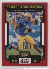 2023 Score Rookies Red Israel Abanikanda #326 1a3a