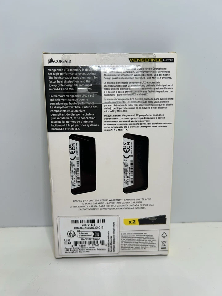 Corsair Vengeance LPX DDR4 - 16GB (3200MHz) “Brand New And Sealed” - Image 2 of 2