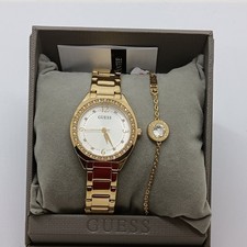 GUESS KIT OROLOGIO + BRACCIALE DA DONNA IN ACCIAIO Collezione Charlotte GW0767L2