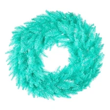 Vickerman 30" Aqua Fir Wreath 260T