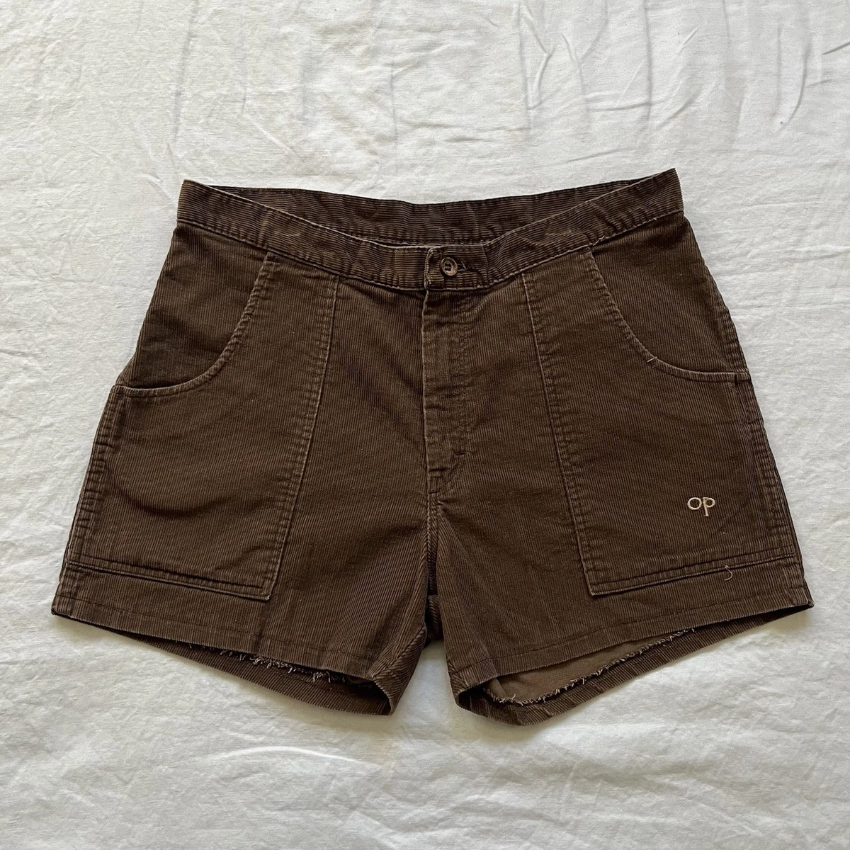 Ocean Pacific Corduroy Solid 80s Shorts for Men for sale | eBay