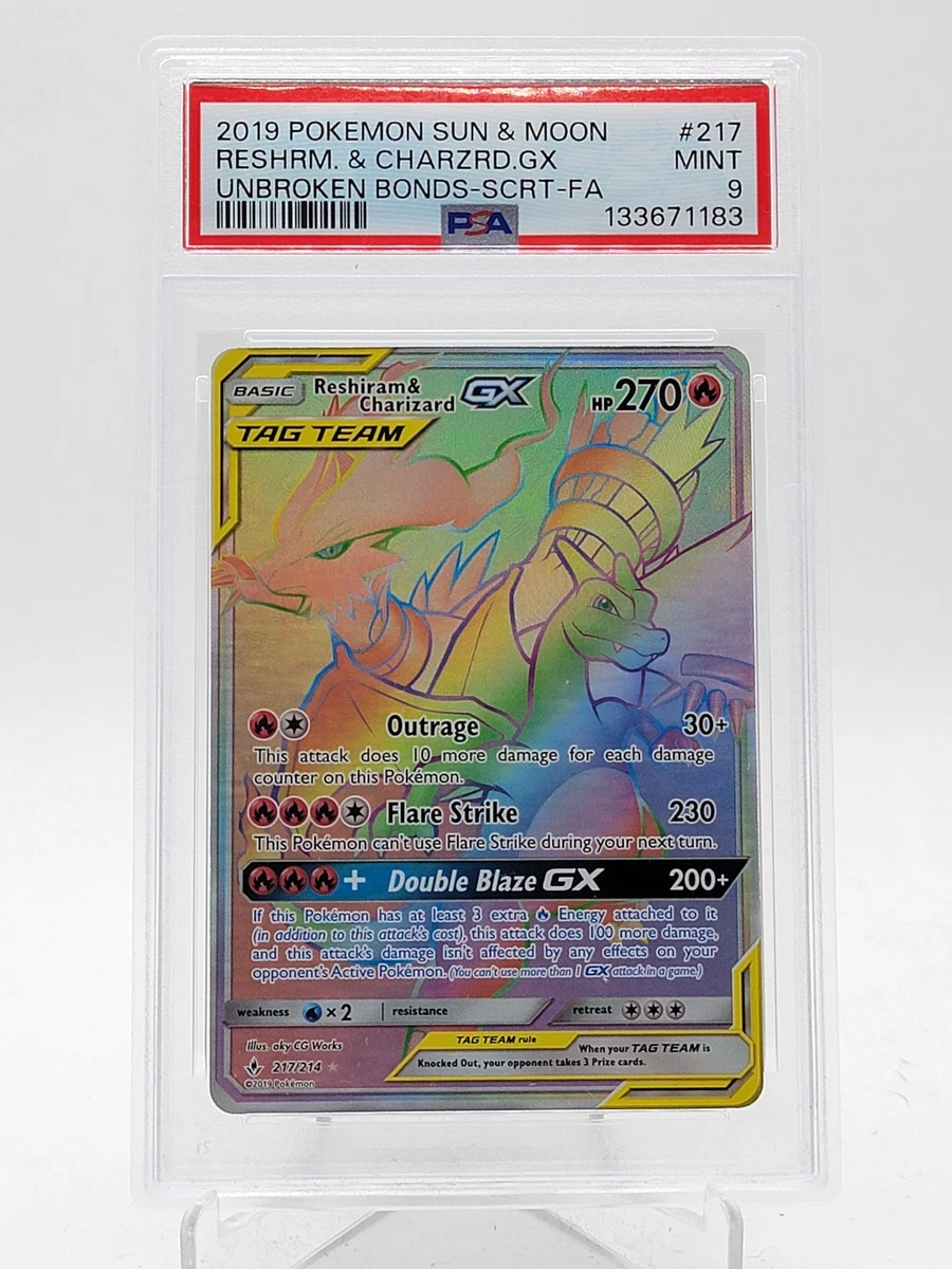 Preços baixos em Cartões TCG de Pokémon Reshiram & Charizard GX | eBay