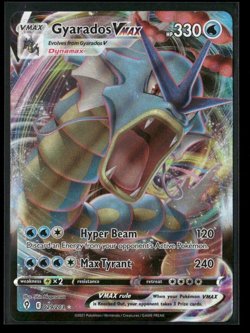 世界404枚 PSA10 ギャラドスVMAX gyarados 2021 5 2021 Pokemon Sword & Shield Gyarados Vmax 029/203 Evolving Skies