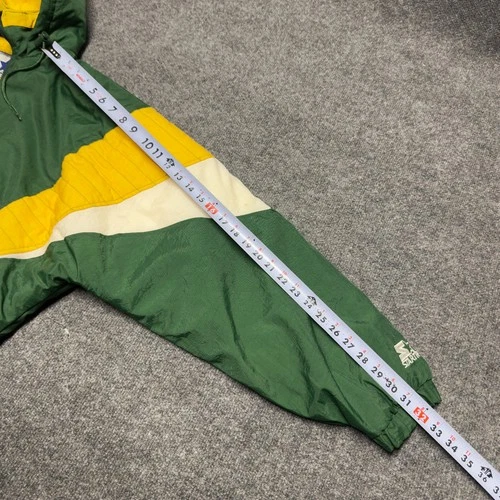Vintage Starter Oakland A's Athletics Elephant Anorak Puffer Jacket Men Large image 10