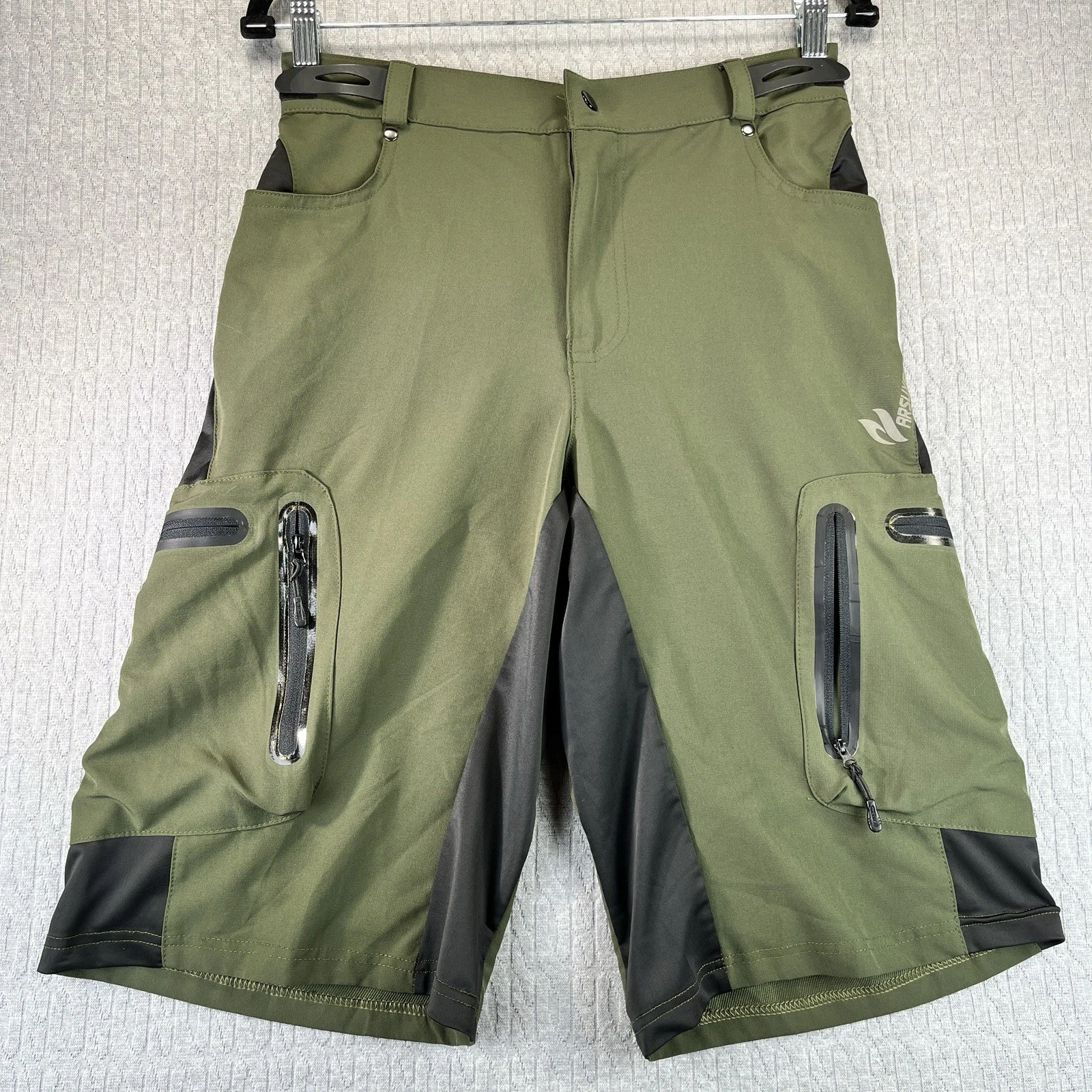 Arsuxeo Men’s (L) Tactical Hiking, Outdoor Quick Dry Zipper Pockets sport shorts