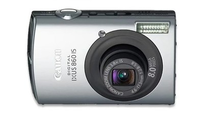 Canon Digital IXUS 860 IS 3x Optical Zoom CCD w Battery Charger Digital Camera