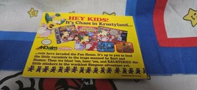 Nintendo NES The Simpsons Bartman Meets Radioactive  Instruction Manual Booklet