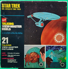Vtg 1973 Talking View Master Star Trek Reels Mr Spock's Time Trek MISSING BOOK