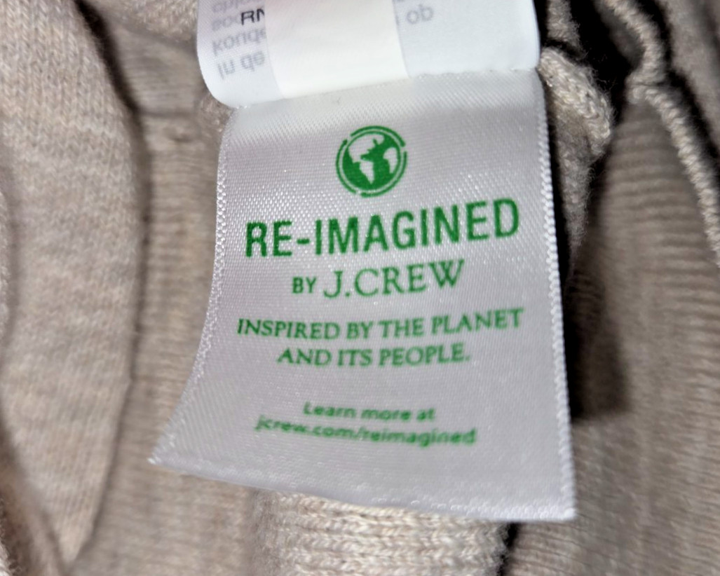 J. Crew Re-Imagined Gray Solid Pattern Woman's Pu… - image 11