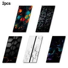 Waterproof For Honeycomb Car B Pillar Decals 2x Stickers for Door Posts